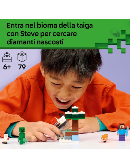 Lego Minecraft - Avventure di Steve nella Taiga