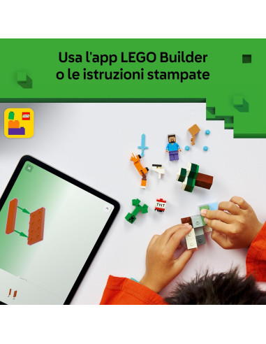 Lego Minecraft - Avventure di Steve nella Taiga