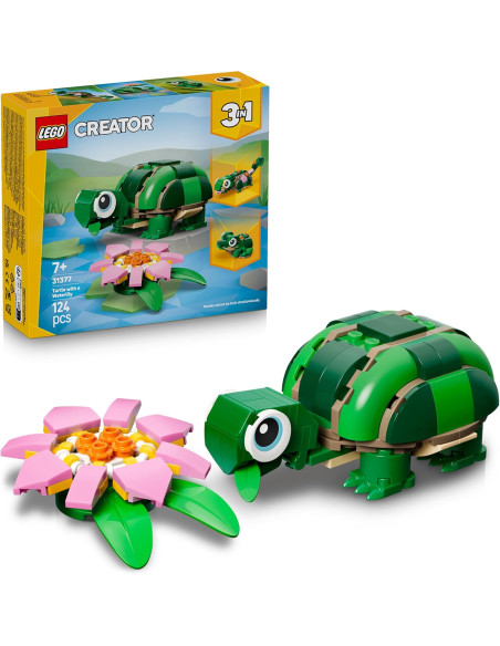 Lego Creator - Tartaruga con fiore di ninfea
