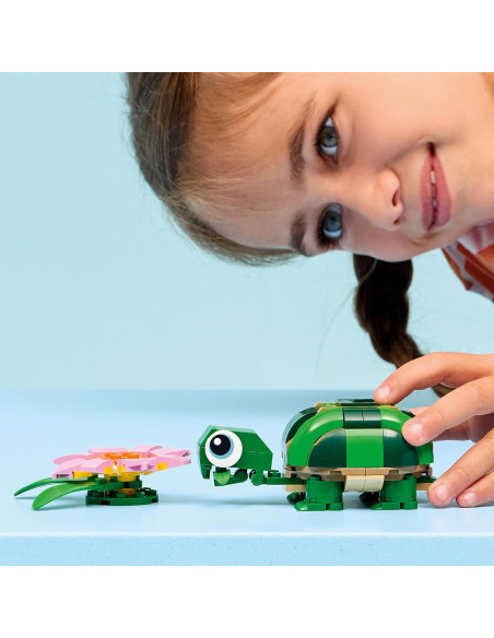 Lego Creator - Tartaruga con fiore di ninfea