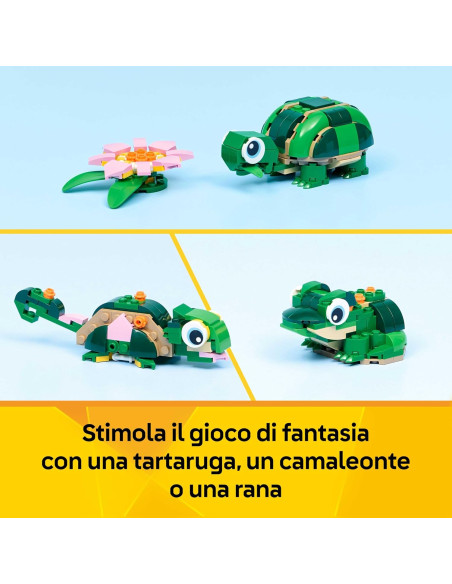 Lego Creator - Tartaruga con fiore di ninfea