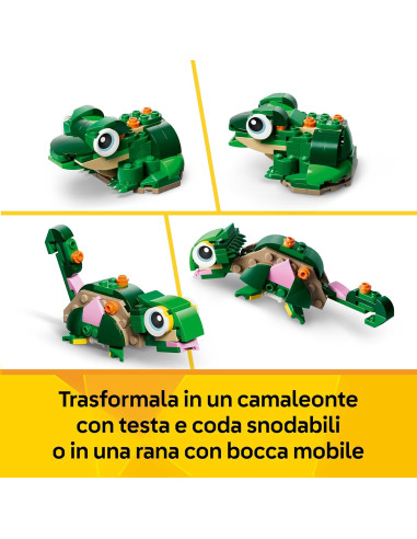 Lego Creator - Tartaruga con fiore di ninfea