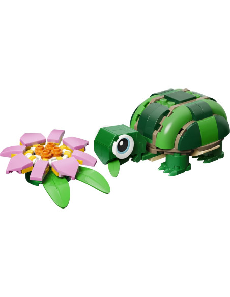 Lego Creator - Tartaruga con fiore di ninfea