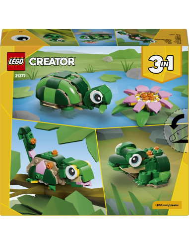 Lego Creator - Tartaruga con fiore di ninfea