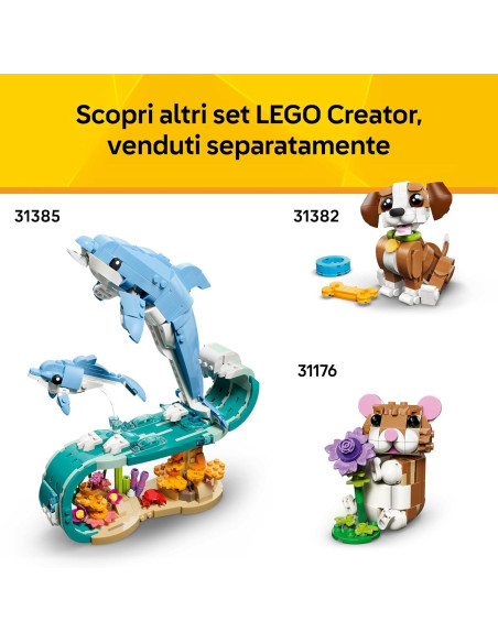 Lego Creator - Tartaruga con fiore di ninfea