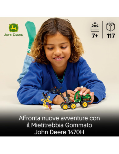 Lego Technic - Mietitrebbia gommato John Deere...