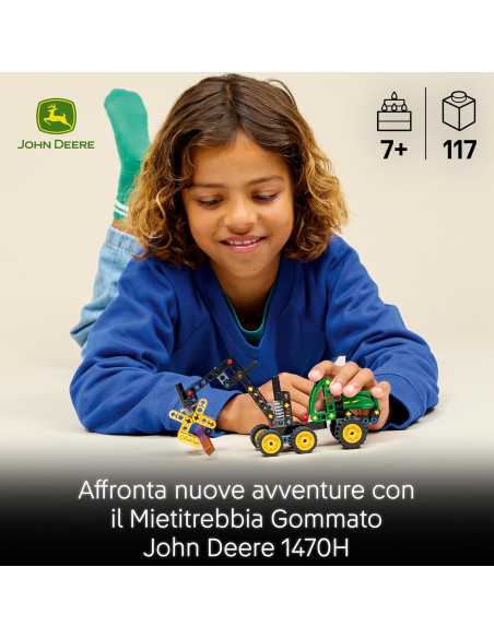 Lego Technic - Mietitrebbia gommato John Deere 1470H