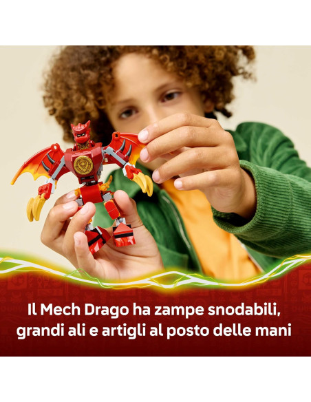 Lego Ninjago - Battle Pack Mech Drago di Kai