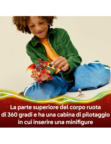 Lego Ninjago - Battle Pack Mech Drago di Kai