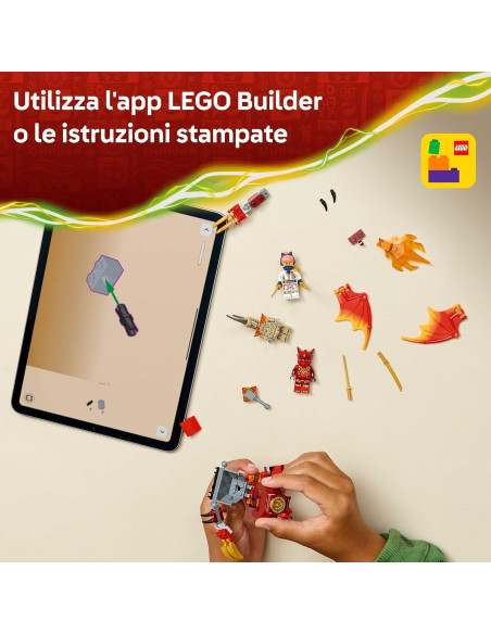 Lego Ninjago - Battle Pack Mech Drago di Kai