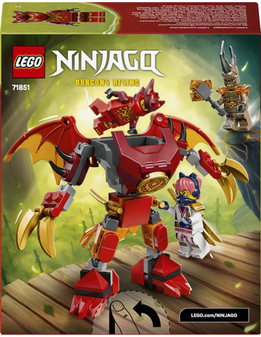 Lego Ninjago - Battle Pack Mech Drago di Kai