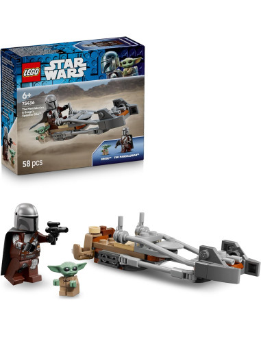 Lego Star Wars - Speeder Bike del Mandaloriano...