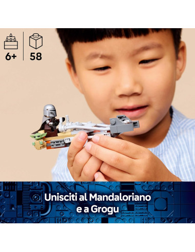Lego Star Wars - Speeder Bike del Mandaloriano...