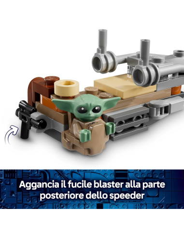 Lego Star Wars - Speeder Bike del Mandaloriano...
