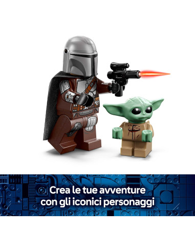 Lego Star Wars - Speeder Bike del Mandaloriano...