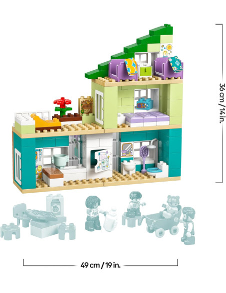 Lego Duplo - Casa familiare moderna 3 in 1 con personaggi