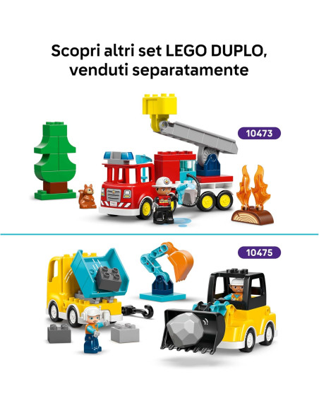 Lego Duplo - Motocicletta Blu della Polizia