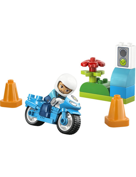 Lego Duplo - Motocicletta Blu della Polizia