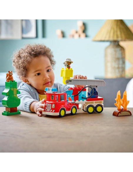 Lego Duplo - Autompompa con manichetta e pompieri