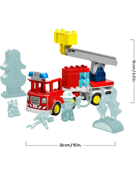 Lego Duplo - Autompompa con manichetta e pompieri