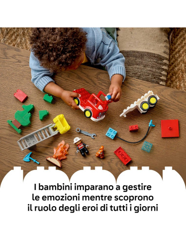 Lego Duplo - Autompompa con manichetta e pompieri