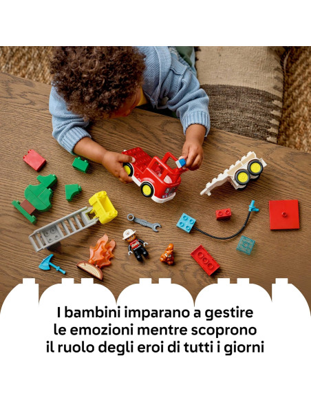 Lego Duplo - Autompompa con manichetta e pompieri