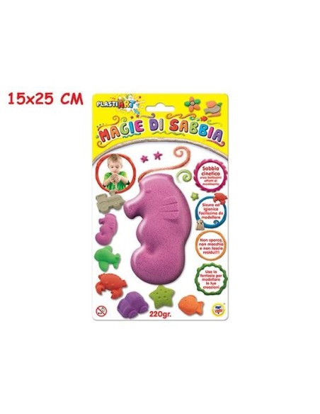 sabbia magica rosa gr.220 in blister