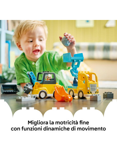 Lego Duplo - Veicoli da cantiere 3 in 1