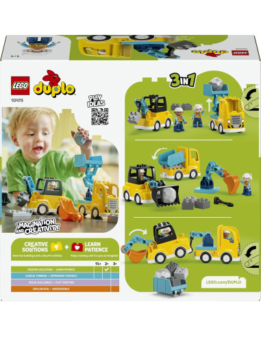 Lego Duplo - Veicoli da cantiere 3 in 1