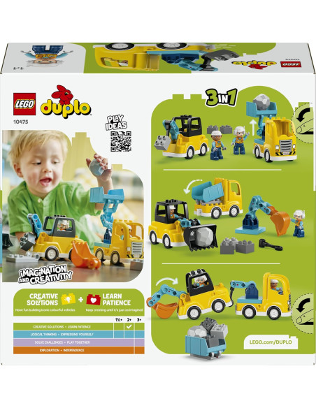Lego Duplo - Veicoli da cantiere 3 in 1