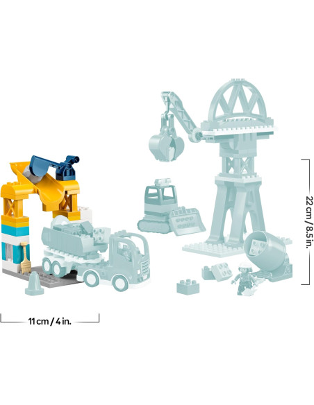 Lego Duplo - Cantiere e veicoli 3 in 1