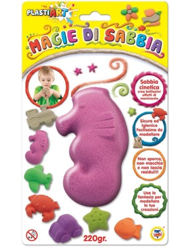 sabbia magica rosa gr.220 in blister