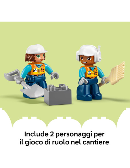Lego Duplo - Cantiere e veicoli 3 in 1