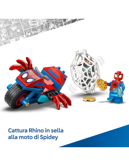 Lego Spidey - Spidey sulla moto contro Rhino