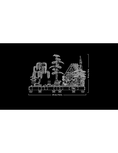 Lego Icons - Giardino autunnale del cottage