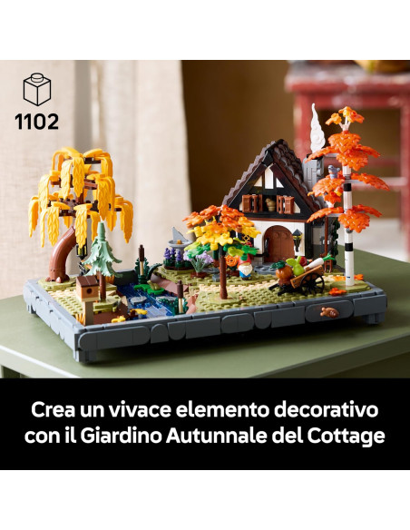 Lego Icons - Giardino autunnale del cottage