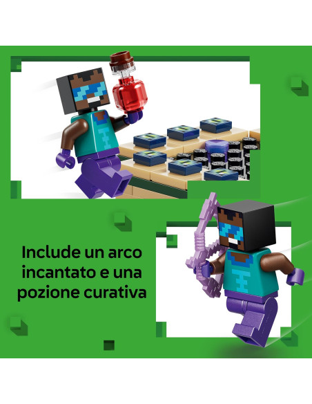 Lego Minecraft - Viaggio nel portale del Nether e dell'End