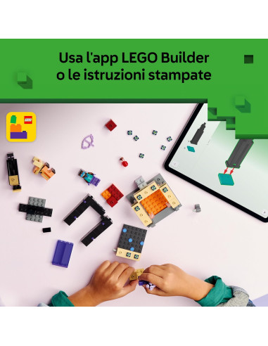 Lego Minecraft - Viaggio nel portale del Nether...