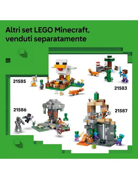 Lego Minecraft - Viaggio nel portale del Nether e dell'End