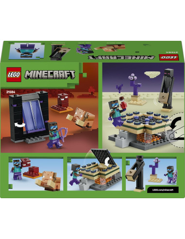 Lego Minecraft - Viaggio nel portale del Nether...