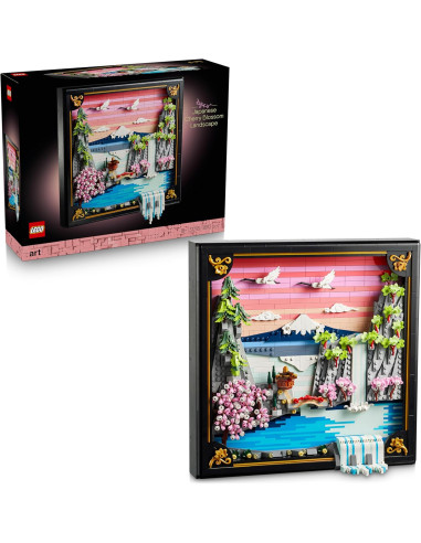 Lego Art - Paesaggio giapponese con ciliegi...