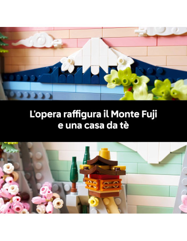 Lego Art - Paesaggio giapponese con ciliegi...
