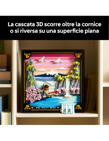 Lego Art - Paesaggio giapponese con ciliegi...