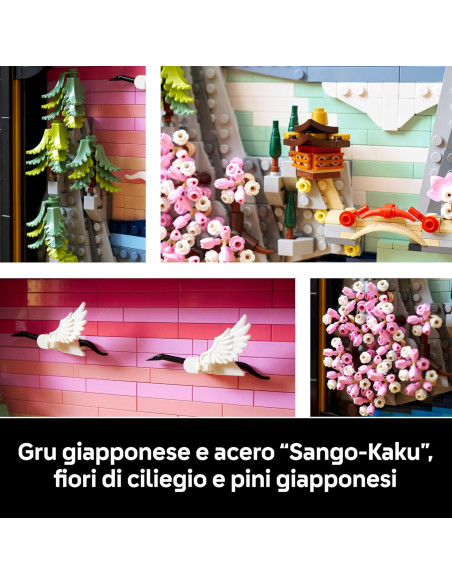 Lego Art - Paesaggio giapponese con ciliegi fioriti