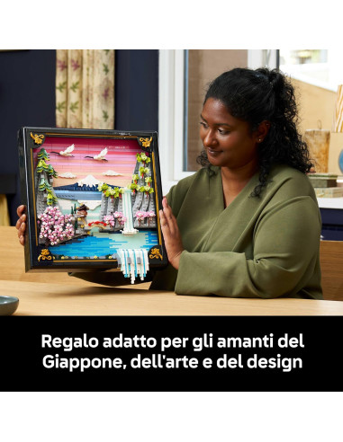 Lego Art - Paesaggio giapponese con ciliegi...