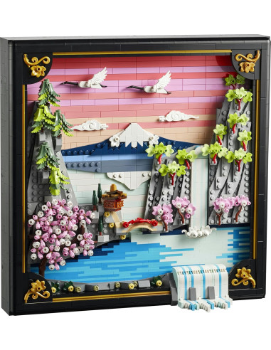 Lego Art - Paesaggio giapponese con ciliegi...