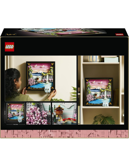 Lego Art - Paesaggio giapponese con ciliegi fioriti