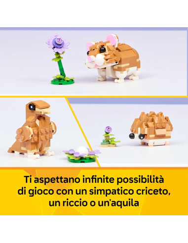 Lego Creator - Simpatico criceto con fiore