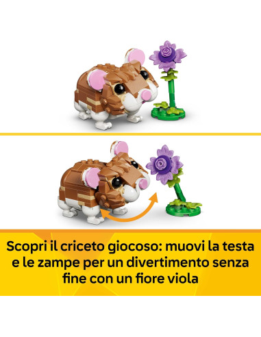 Lego Creator - Simpatico criceto con fiore