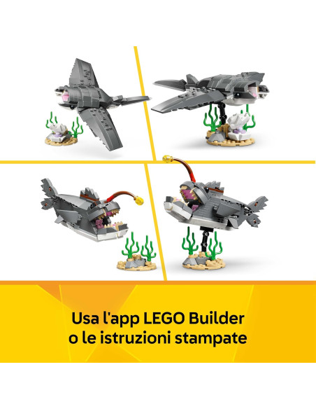 Lego Creator - Squalo con scrigno del tesoro